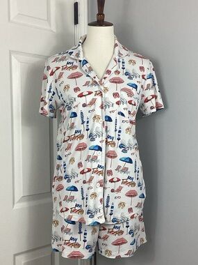 Hart + Land 100% Organic Pima Cotton Pajama Short Set